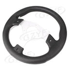 13" Racing Steering Wheel Leather PVC w/ Horn Button for Universal Car