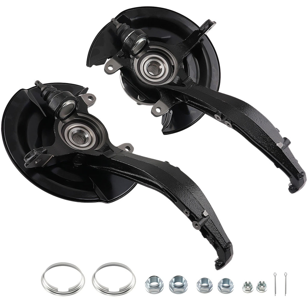 2X Front Wheel Bearing Hub Knuckle Assembly for Honda Accord L4 2003–2007
