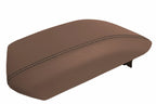 Center Console Armrest Cover for Ford Explorer (2011–2019) Pecan Black Stitch