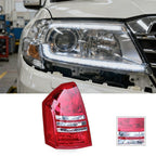 Tail Lamp for Chrysler 300C (2005–2008) - Black Red/Clear, Passenger Side