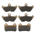 Front Rear Brake Pads for BMW K1200 LT (1997–2010) Integral ABS STD ABS