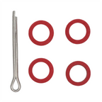 Seal Kit for Yamaha Outboard Motor Lower Gearcase (93101-17054, 93210-56M80)