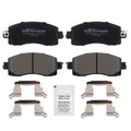 Set of 4 Front Ceramic Brake Pads for Subaru Crosstrek (2018–2025), Legacy (2020–2025)
