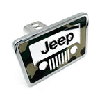 Hitch Cover Jeep Grill Logo Camouflage for 2 Inch Receiver (Universal Fit)