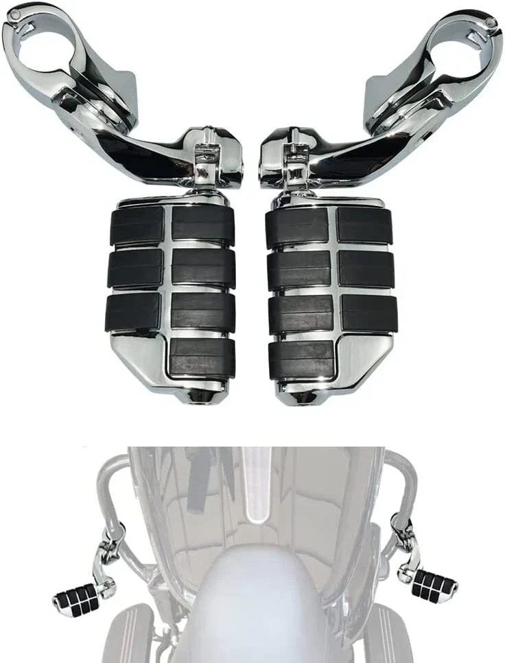 1-1/4" Highway Foot Pegs for Harley Touring Road King Street Glide (2009-2023)