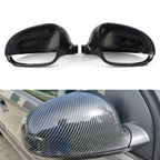 Rear View Mirror Cover Cap for VW Golf 5, EOS, Jetta, Passat (2003–2009) - Carbon Fiber Look