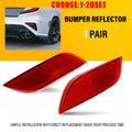 2X Rear Bumper Reflectors for Subaru Crosstrek Hybrid (2014–2016)