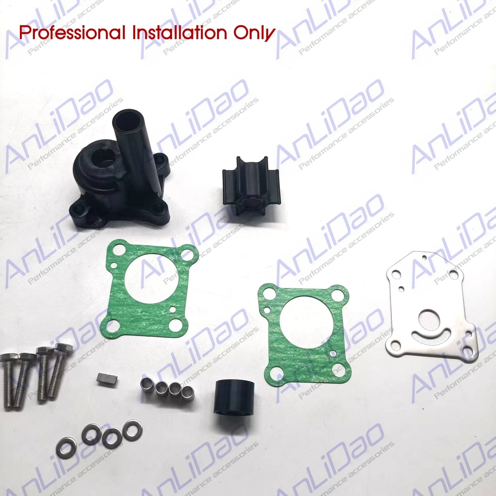 Complete Water Pump Rebuild Kit for Honda BF9.9A, BF15A (06193-ZV4-000)