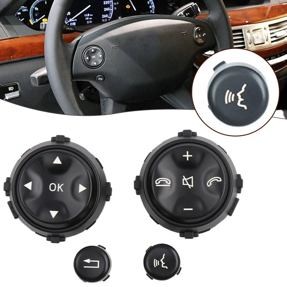 Steering Wheel Switch Button Kit for Mercedes W221 S550 S63 CL550 (2007–2010)