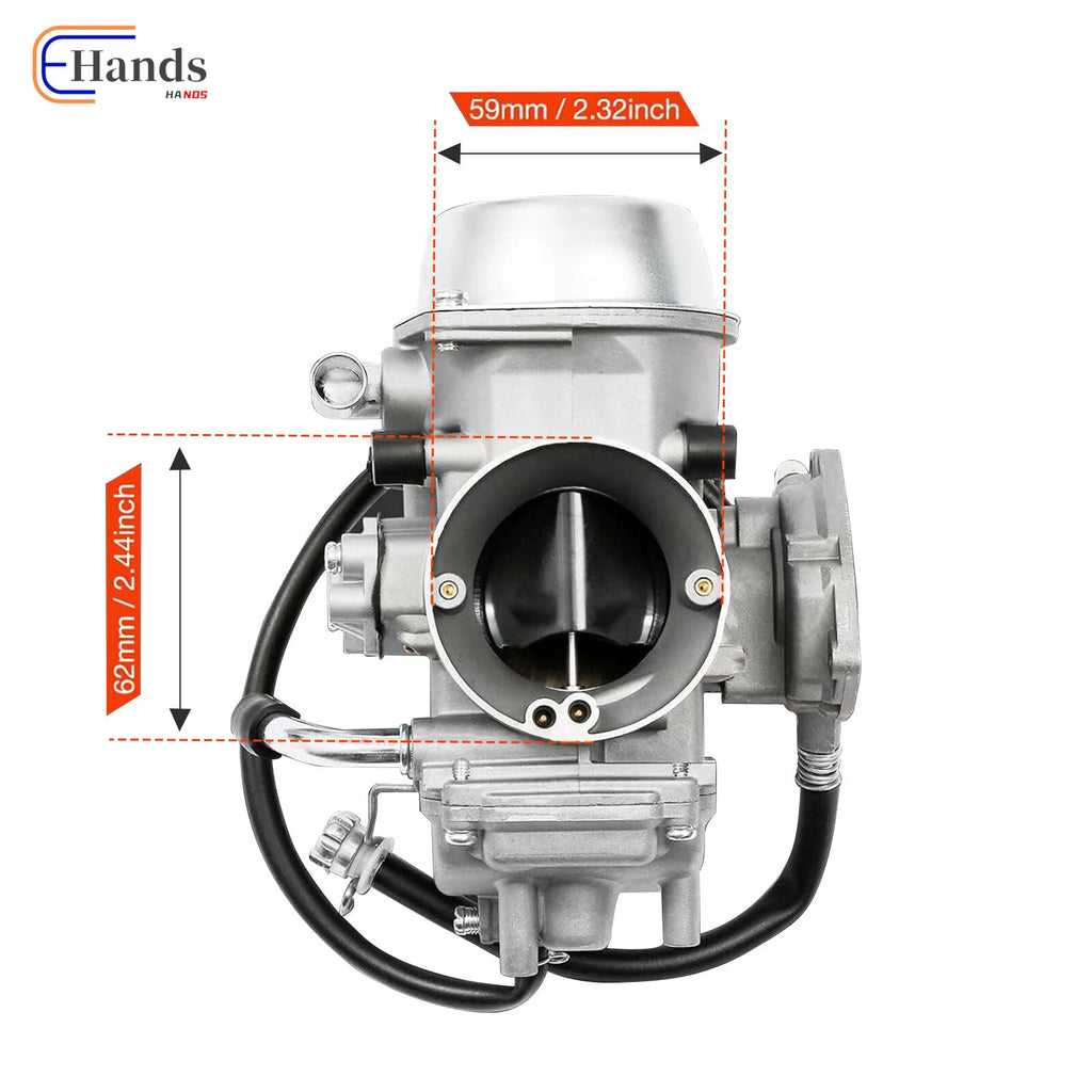 Carburetor with Air Cleaner Joint for Yamaha Grizzly 600 YFM600 (1998–2001)