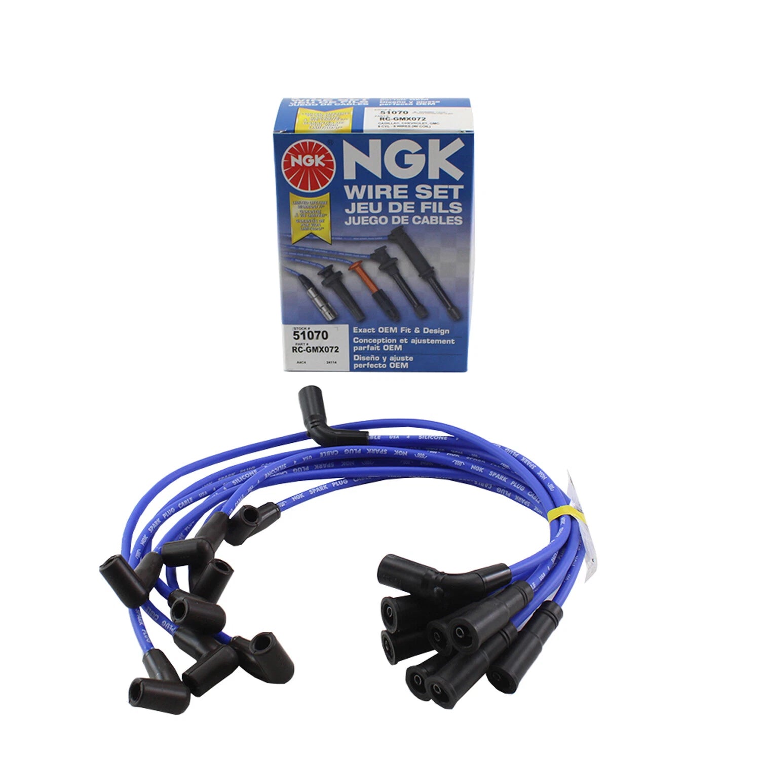 NGK Spark Plug Wire Set 51070 for