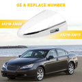 Chrome Exterior Left Driver Side Door Handle Lock Cover for Lexus ES350 (2007–2012)