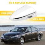 Chrome Exterior Left Driver Side Door Handle Lock Cover for Lexus ES350 (2007–2012)