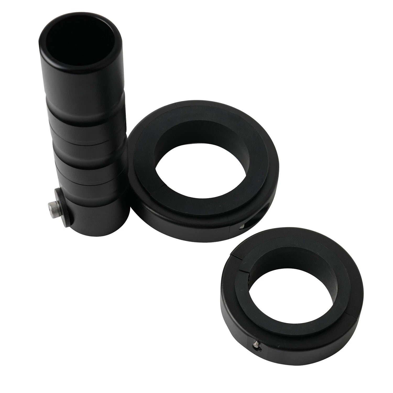 Boat Flag Pole Bracket Kit for Rail Mount (No Drilling) - Black