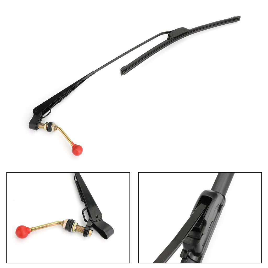 Universal Manual Hand Windshield Wiper Set for Polaris RZR 900 1000 (2015–2023) #3V #8