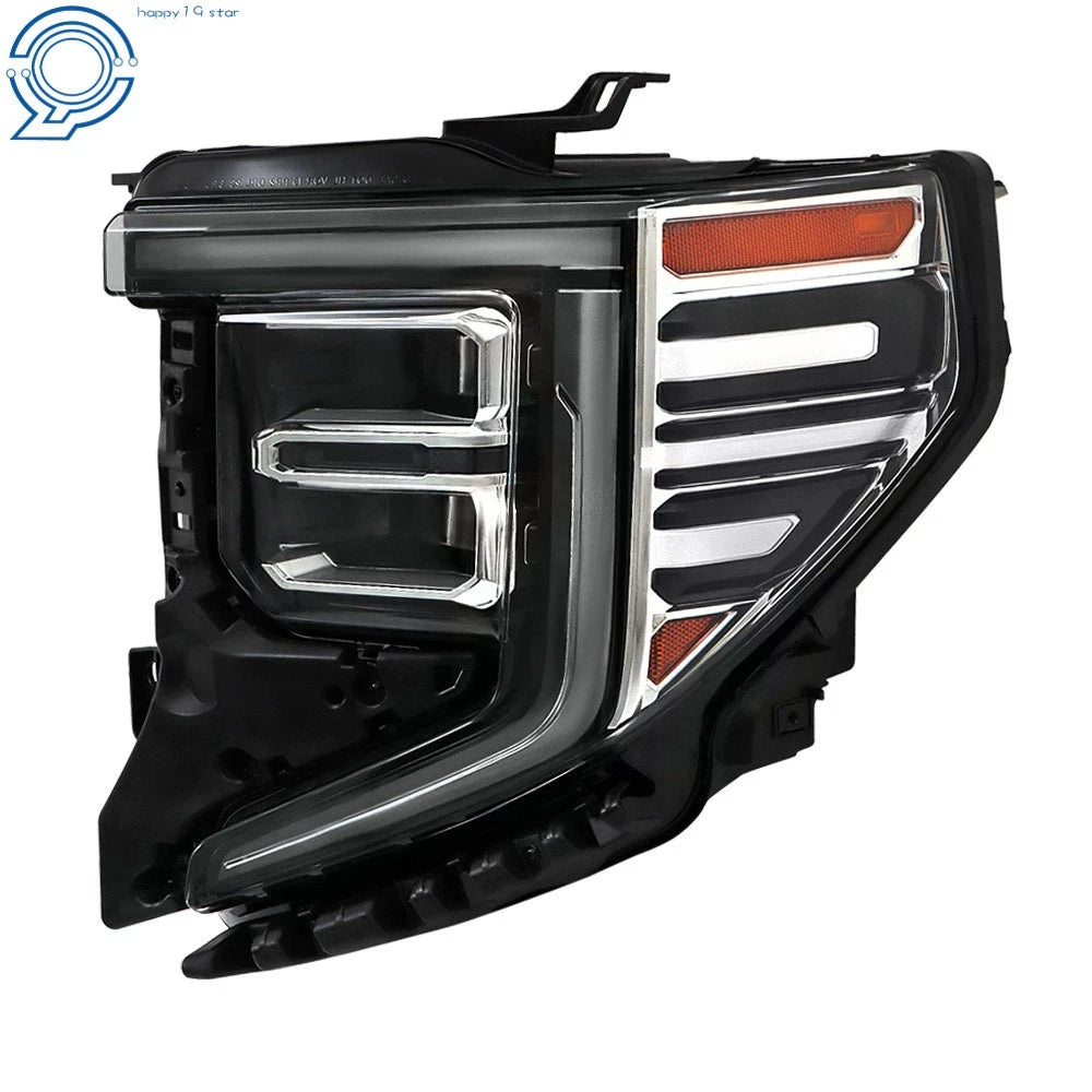 Driver Side Full LED Headlight for GMC Sierra 1500 SLT/Denali (2022–2024) Chrome