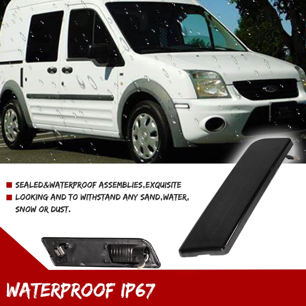 Smoked LED Side Marker Lights for Ford Transit Connect (2010–2013)