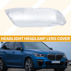1 Pc Headlight Lens Cover for BMW X5 (2004–2006) No. 63117166818 Clear