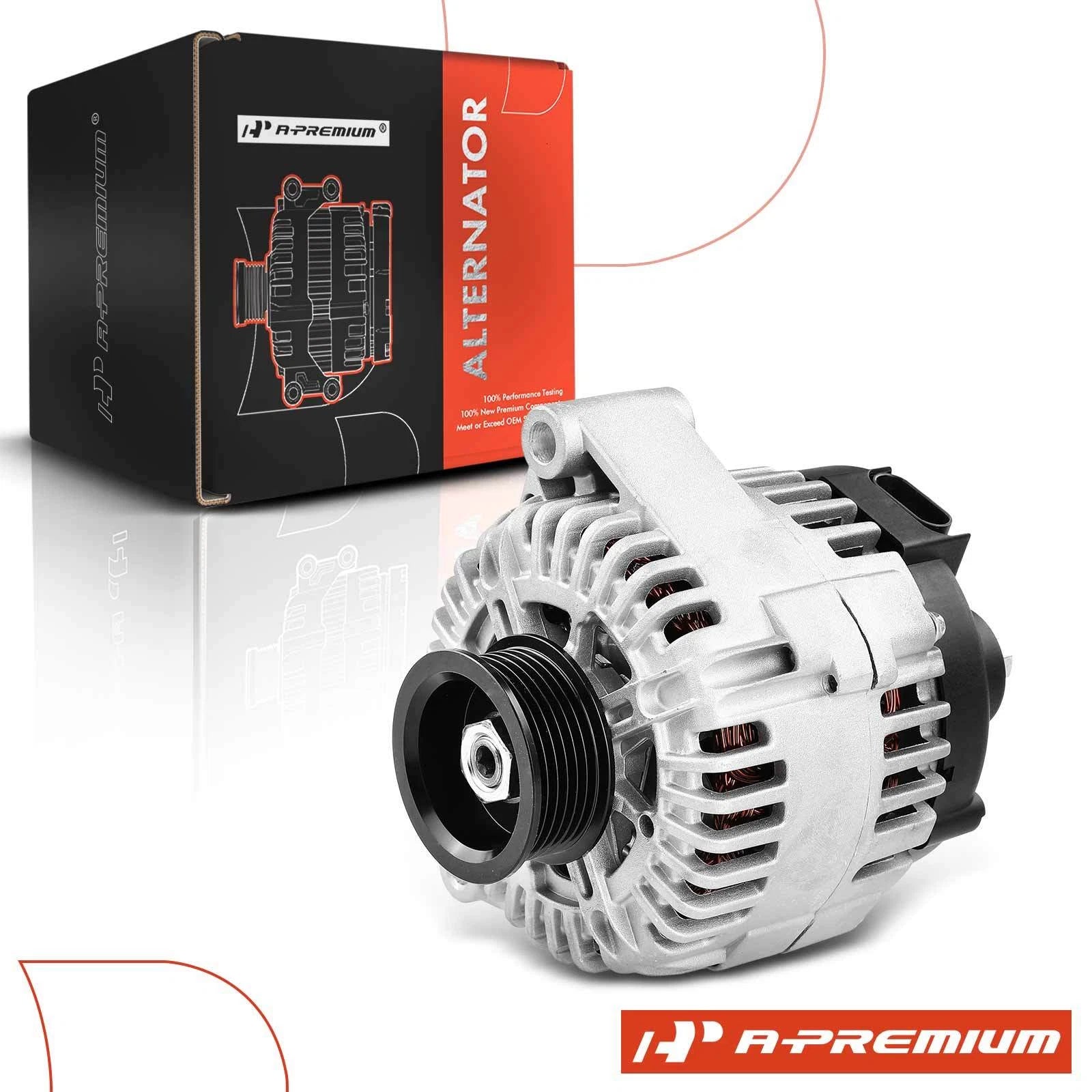 Alternator for Chevy Corvette (2002–2004) V8 5.7L 145A 6-Groove 12V
