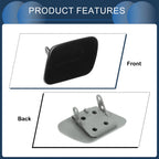 Front Left Washer Nozzle Cover Cap for Volkswagen Touareg 7L MK1 (2002–2006) Black