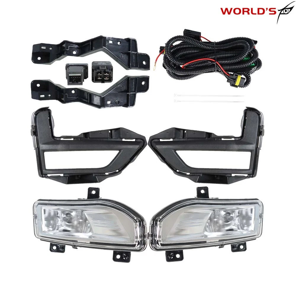 Fog Light Lamps with Switch Bezel for Nissan Rogue (2017–2020)