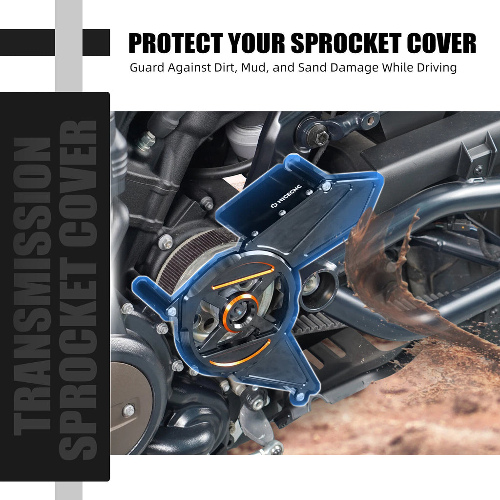 Transmission Sprocket Belt Cover for Harley Sportster S RH1250S (2021–2024)