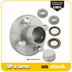 Galvanized Hub for Boat Trailer 4 Lug 2500lb