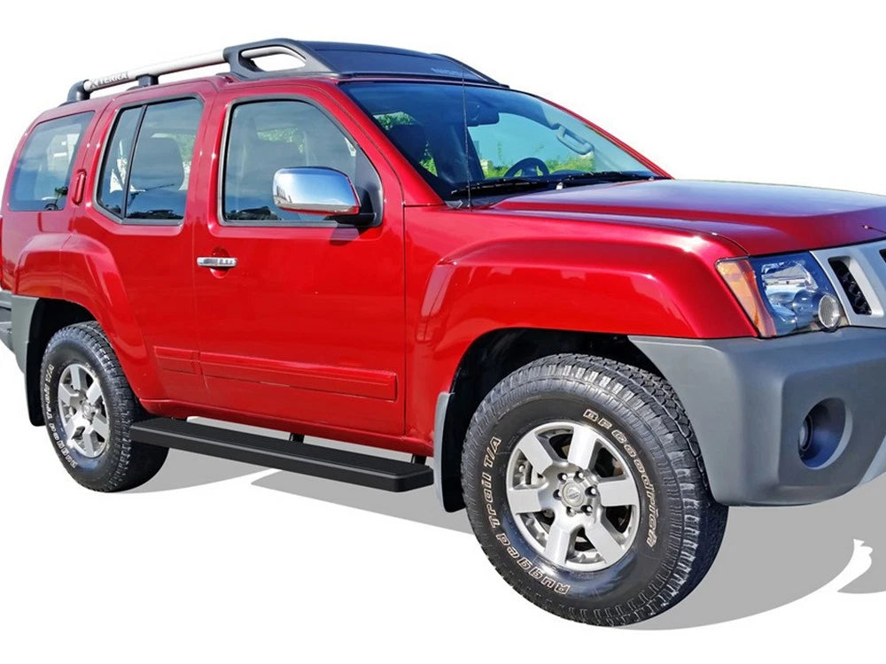 iBoard Running Boards for Nissan Xterra (2005-2015) - 6 Inch Matte Black