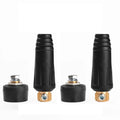 Set of 4 Male Cable Connectors for Welding Machine
