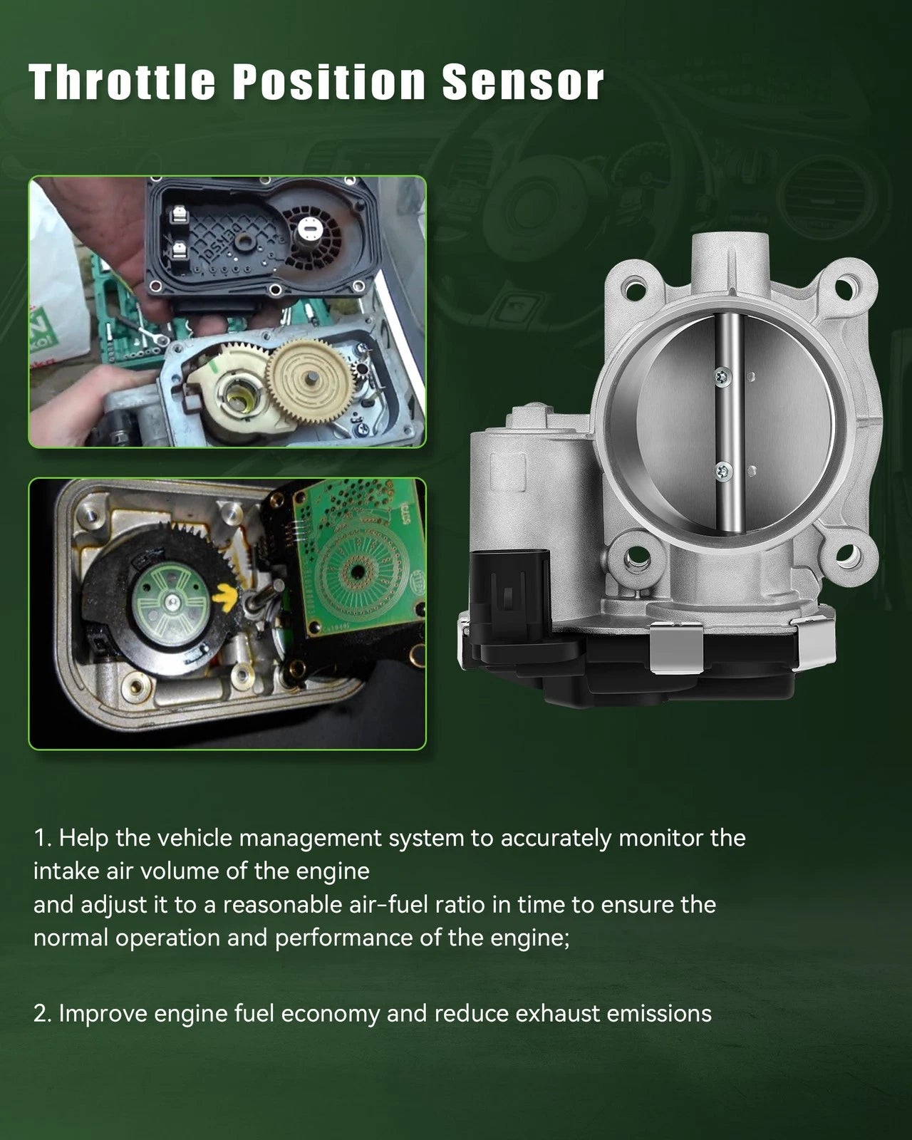 Throttle Body for Chevrolet Colorado Malibu Impala GMC Acadia Canyon 2.5L (2015–2020)