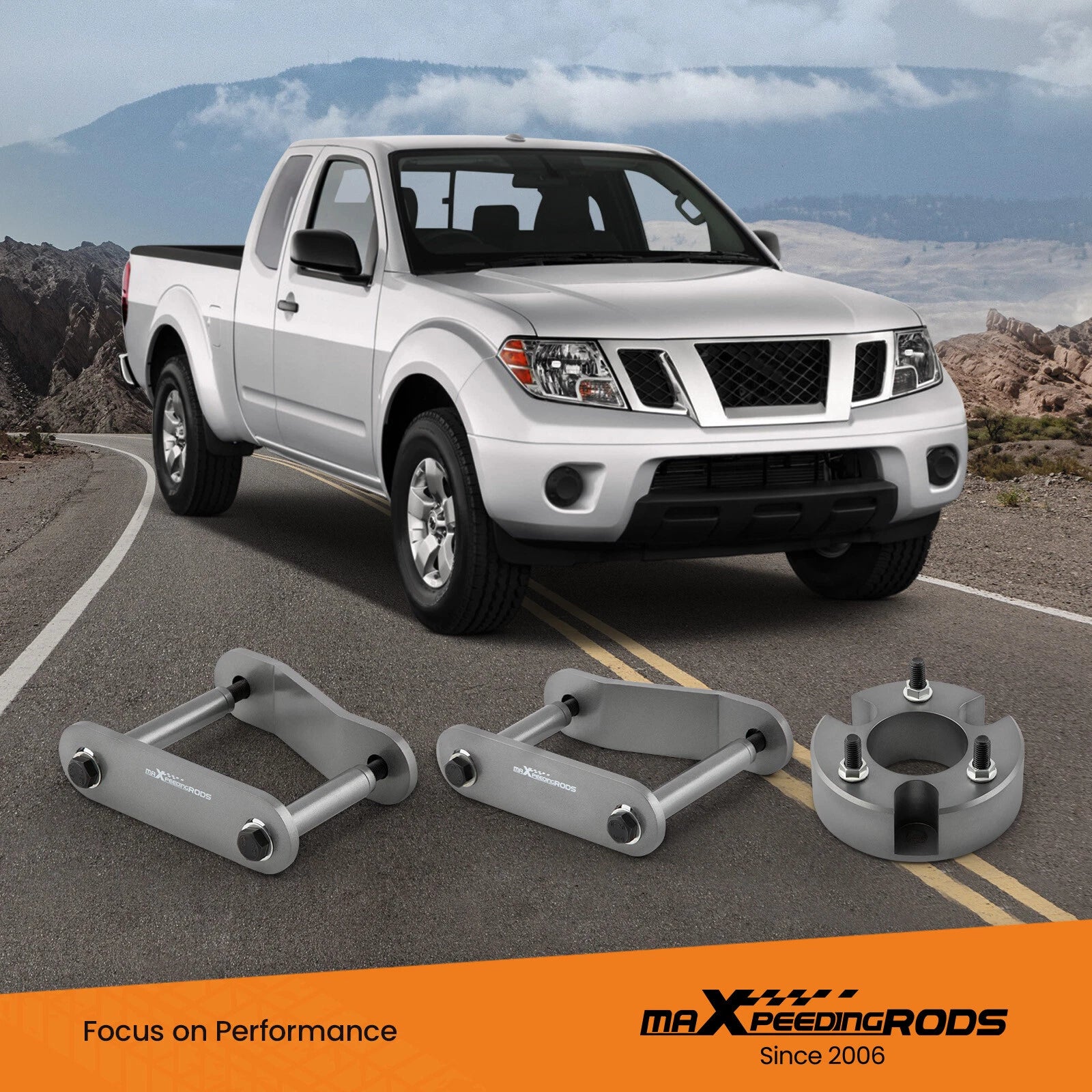 3" Front 2" Rear Leveling Lift Kit for Nissan Frontier (2005–2023)