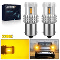 2X LED Turn Signal Light Bulbs for AUXITO 1156 BA15S (CANBUS, Amber)