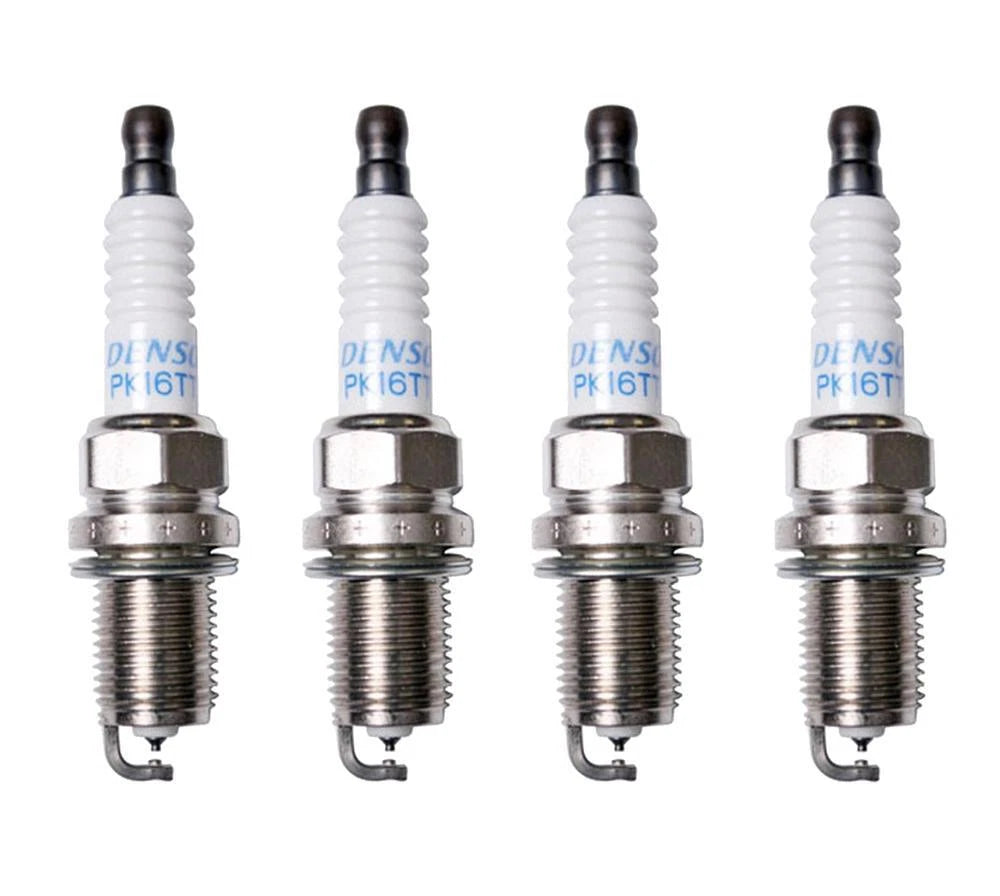 Set of 4 Denso Platinum TT Spark Plugs Gap 0.040 for H4 L4