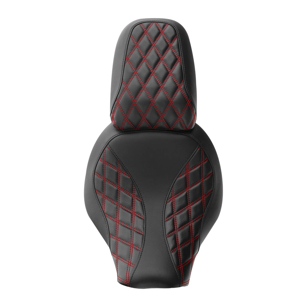 Driver Passenger Seat for Harley Fat Boy FLFB FLFBS (2018–Present) Black