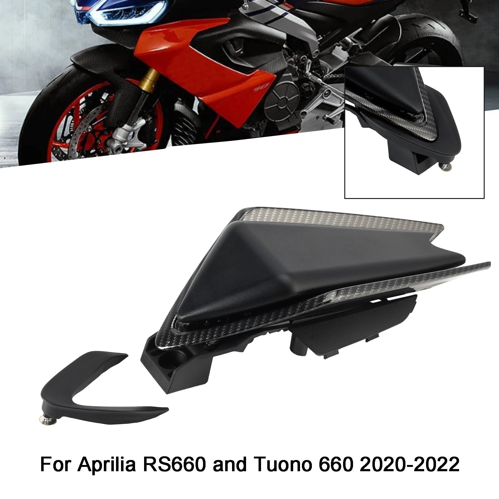 Rear Cowl Tail Fairing Cover for Aprilia RS660 RSV4 Tuono 660 (2020–2024) Carbon