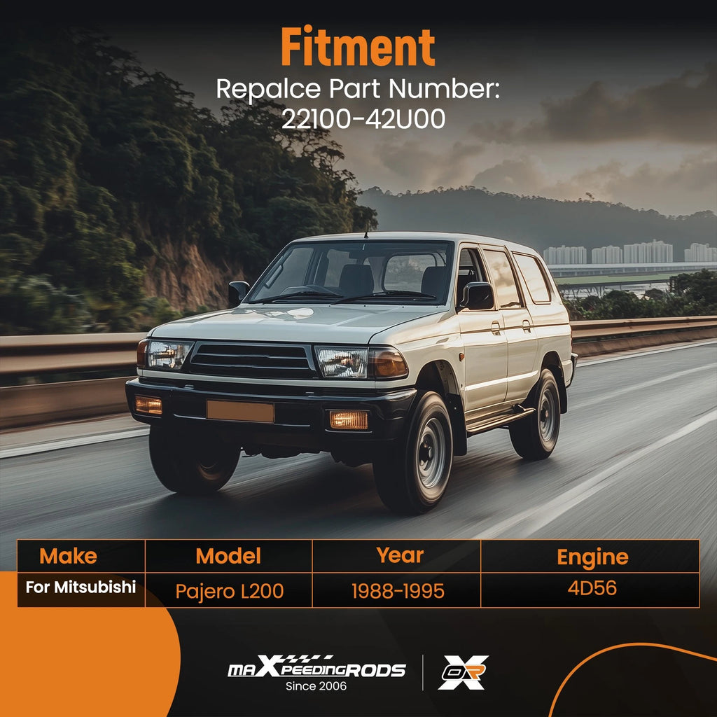 Assembled Cylinder Head for Mitsubishi Pajero L200 (1988–1995)