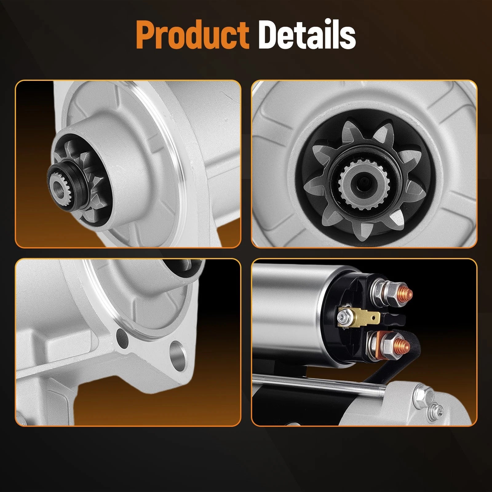 Starter for Kubota M6040 M6800 M8200 M8540 M9000