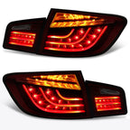 3D LED Streak Tail Light for BMW 5-Series F10 (2011–2013) Smoked/Red