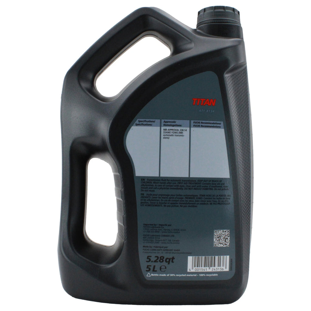 Fuchs TITAN ATF 4134 Automatic Transmission Fluid 5L for Dodge Mercedes