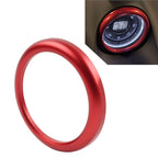 Clock Cover Ring for Porsche 911, 718, Boxster, Cayenne, Macan (Red)