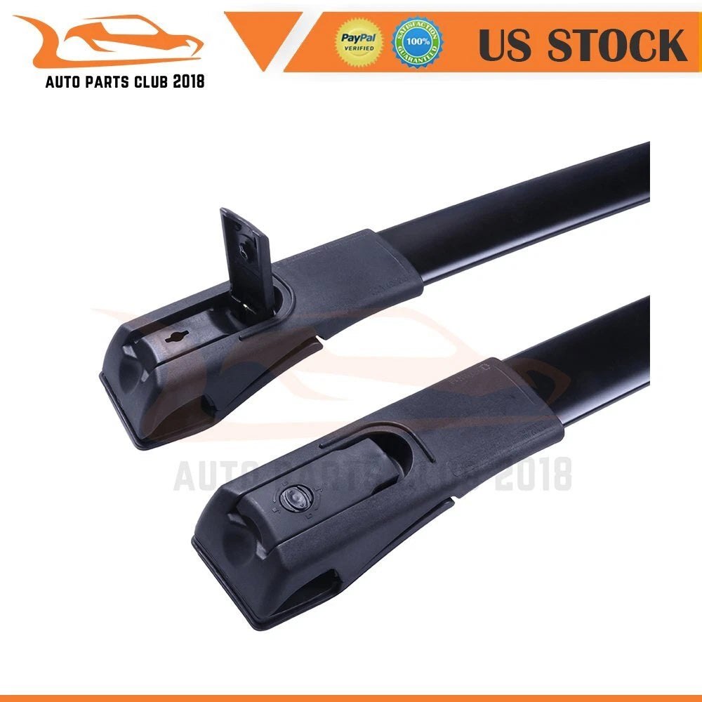 Set of 2 Roof Top Rails & 2 Cross Bars for Toyota RAV4 (2013–2018)