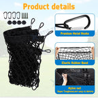 Trunk Bed Envelope Mesh Organizer Cargo Net for Nissan Titan (2004-2024)