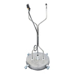 24" Pressure Washer Surface Cleaner with Handles & Wheels
