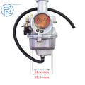 Carburetor with Throttle Cable & Air Filter for Honda CB125S XR100 CRF100F XL100S XR200R