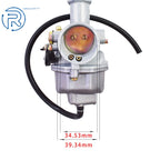 Carburetor with Throttle Cable & Air Filter for Honda CB125S XR100 CRF100F XL100S XR200R