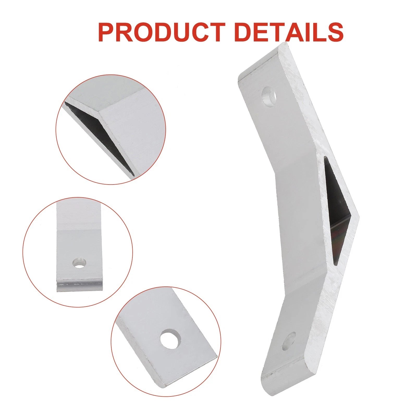Lightweight Aluminum Corner Bracket for Secure Profile Connections