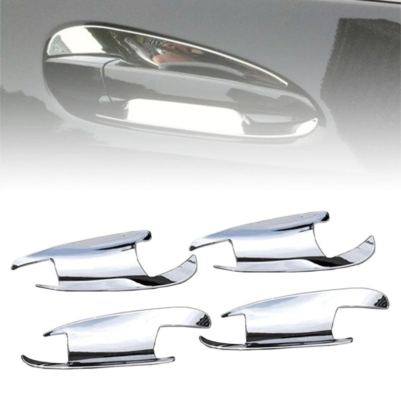 Set of 4 Door Handle Inserts for Mercedes-Benz C-Class GLK W204 (2008–2016)