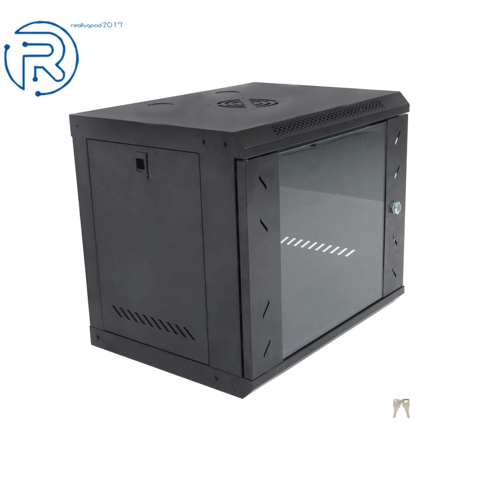 9U Server Rack Enclosure for Wall Mount Network (15.5" Depth)