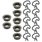Complete Set of Manual Transmission Shifter Bushings and Clips for 3327302
