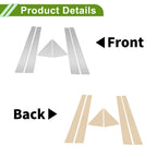 6 Pcs Pillar Window Trim for Chevrolet Optra (2004–2009) Silver Tone